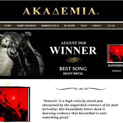"Nemesis" Best Song Heavy Metal for August 2018