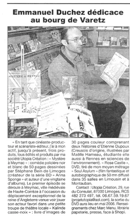 Dédicaces au tabac-presse de Varetz