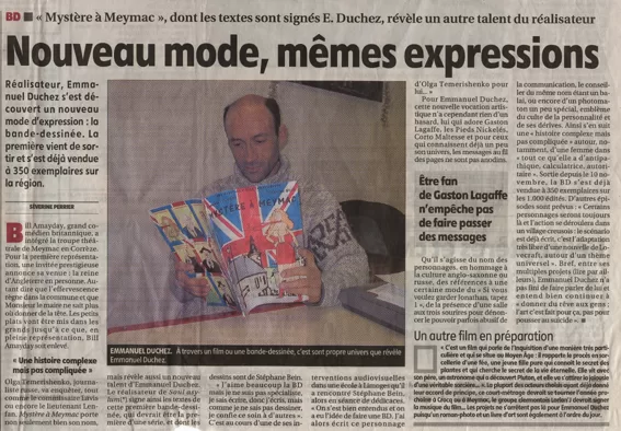 Article dans "La Montagne"