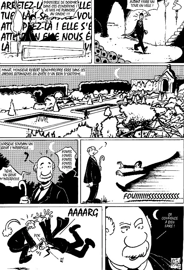 "Le Mystère des Catacombes" (page 22)